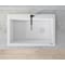 Ruvati 33"x22" Dual-Mnt Granite Composite Sgl Bowl Kitchen Sink, Wht RVG1033WH - alternate 3